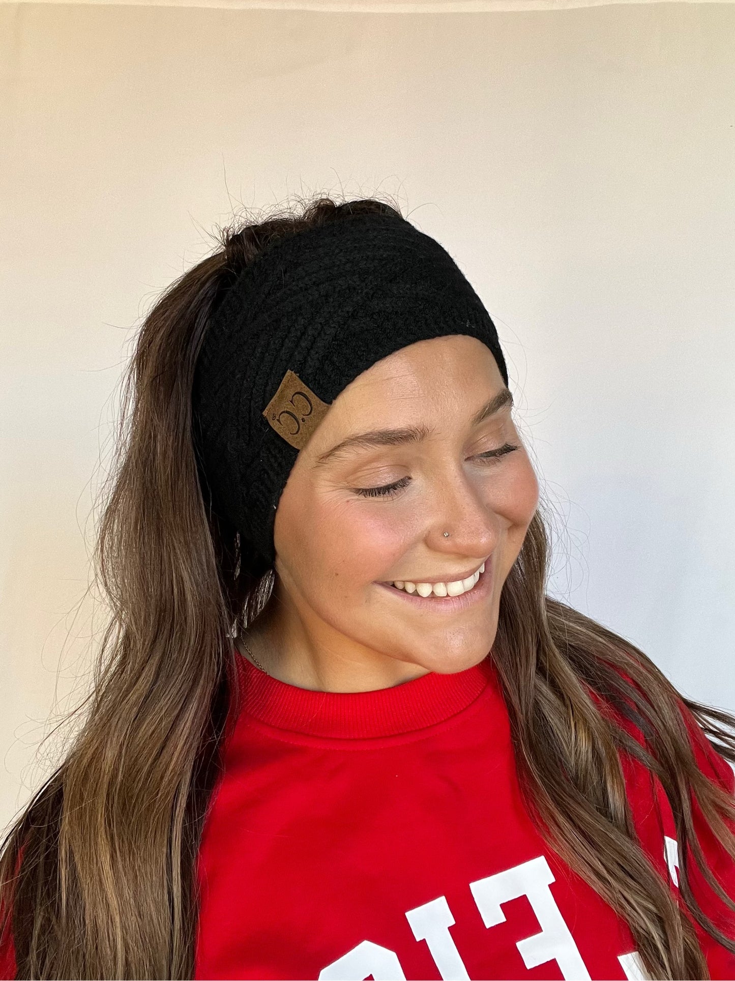 C.C Criss Cross Knitted Headwrap