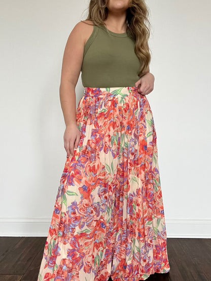 Apricot Print Pants