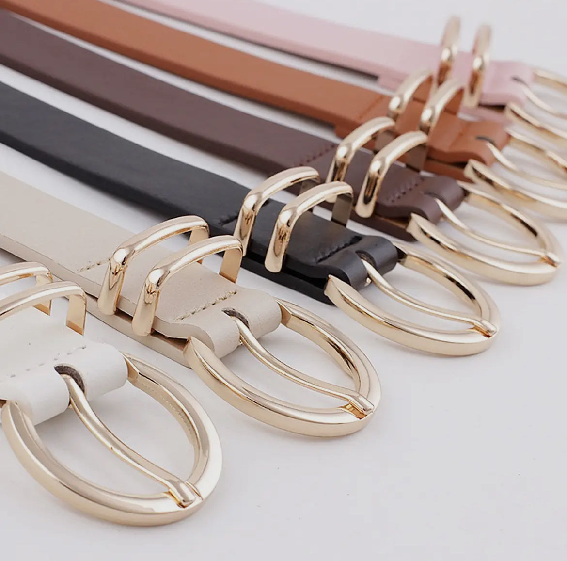 Thin Ring Buckle Belt