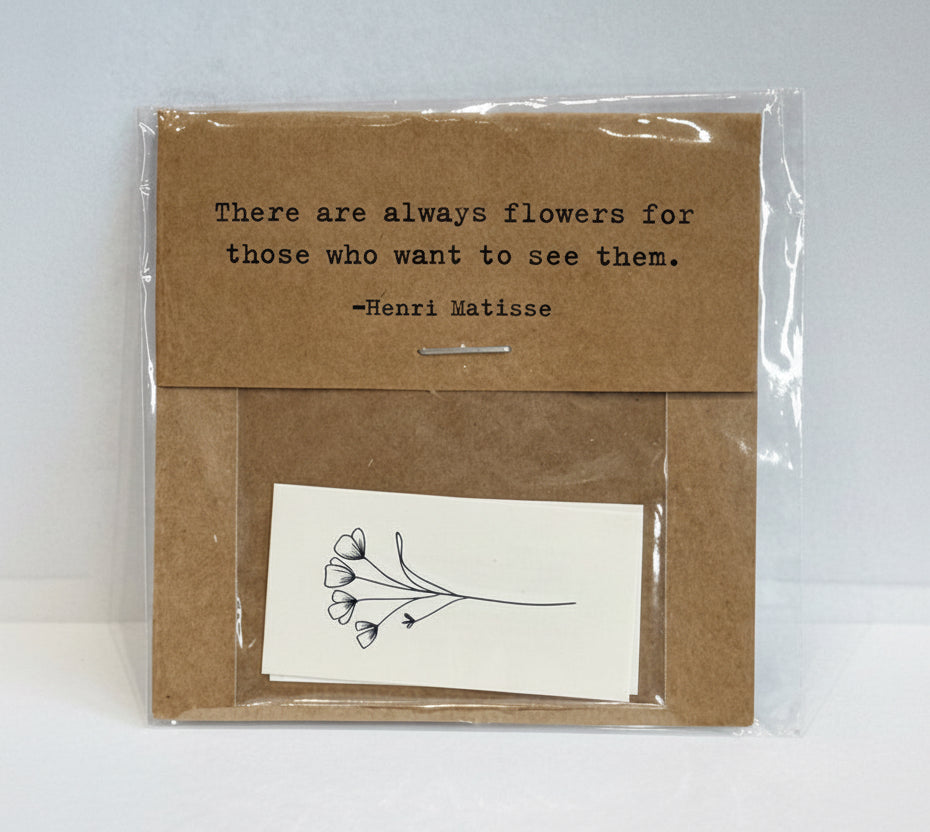 Botanical Temporary Tattoos