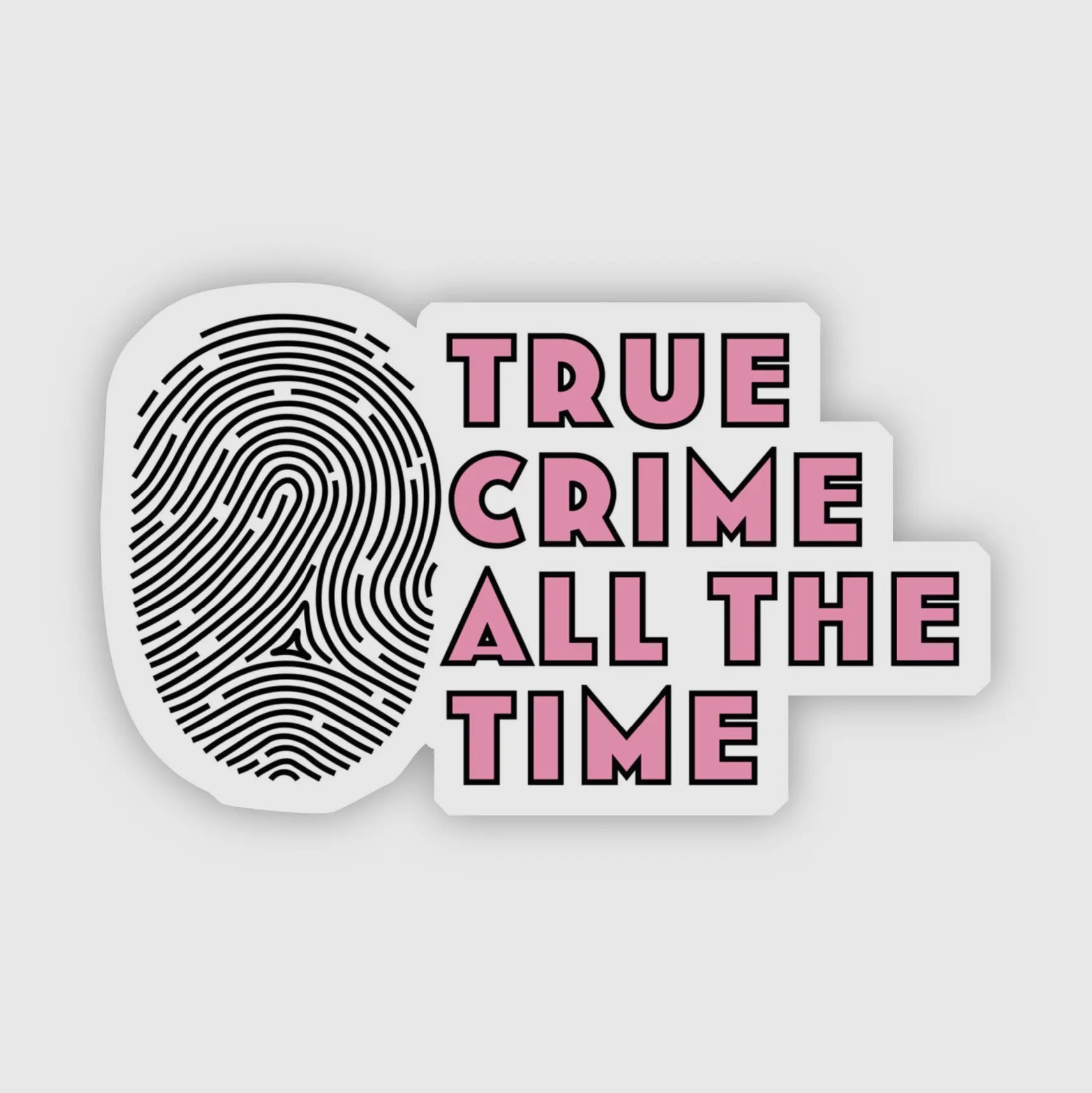 True Crime Sticker – The Poppy Seed