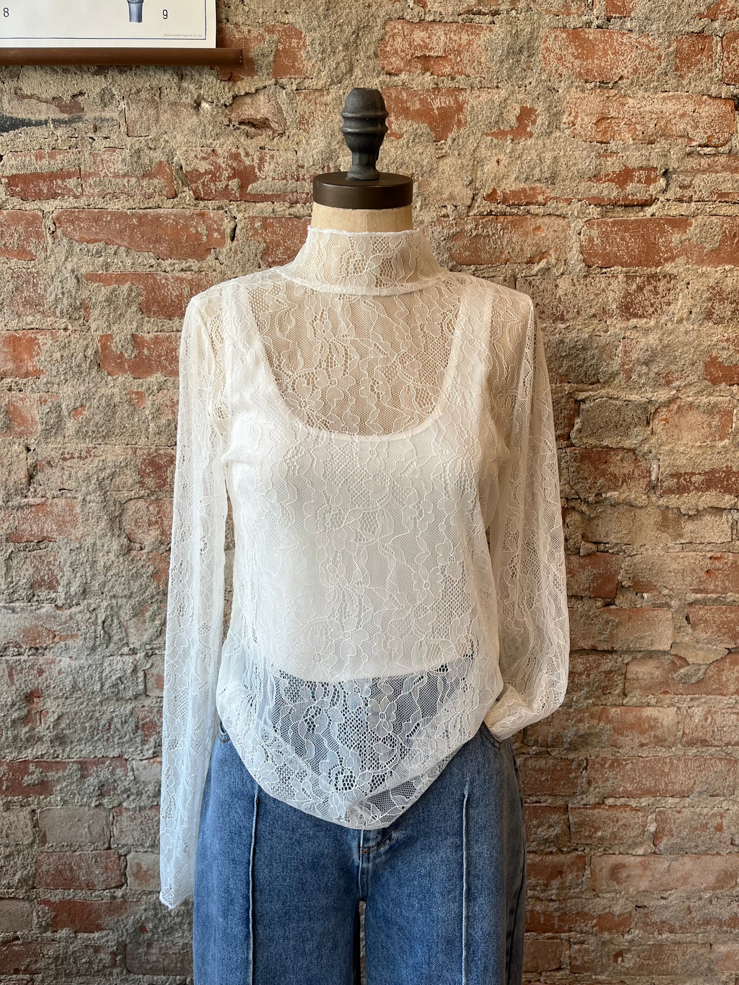 Elegant Lace Layering Top