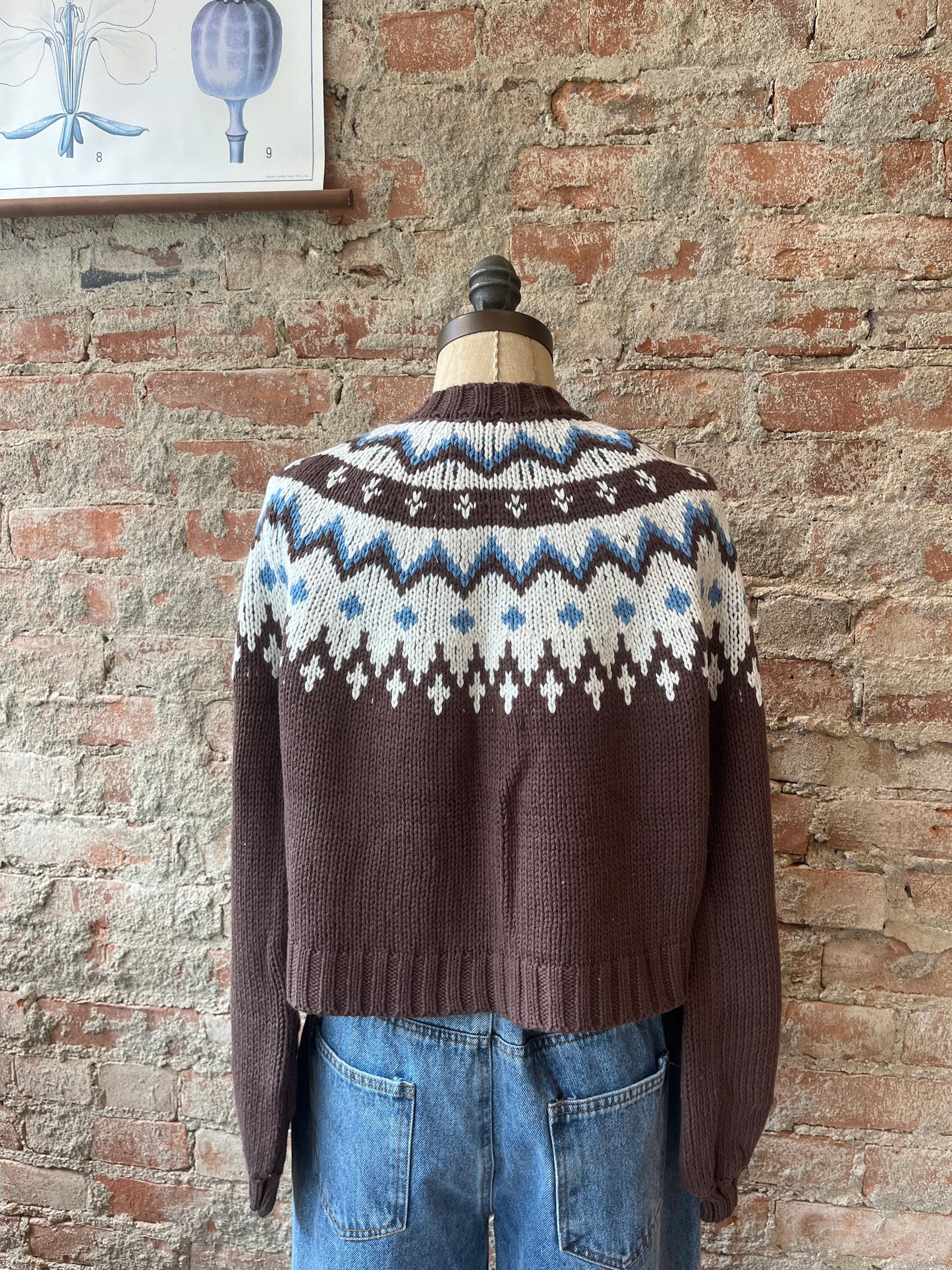 Raglan Cropped Sweater