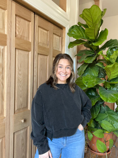 Oversized Crew Sweatshirt