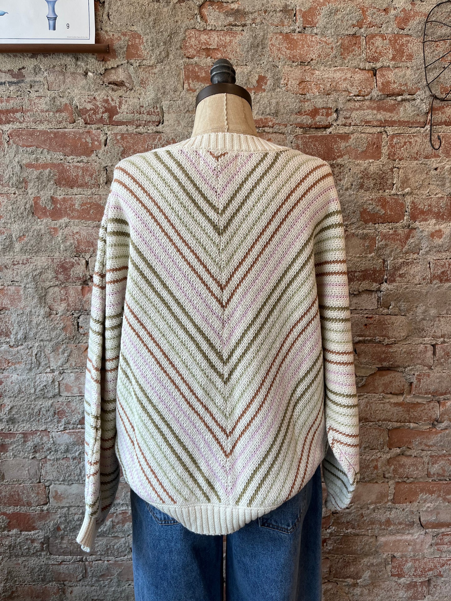 Vintage Diagonal Sweater
