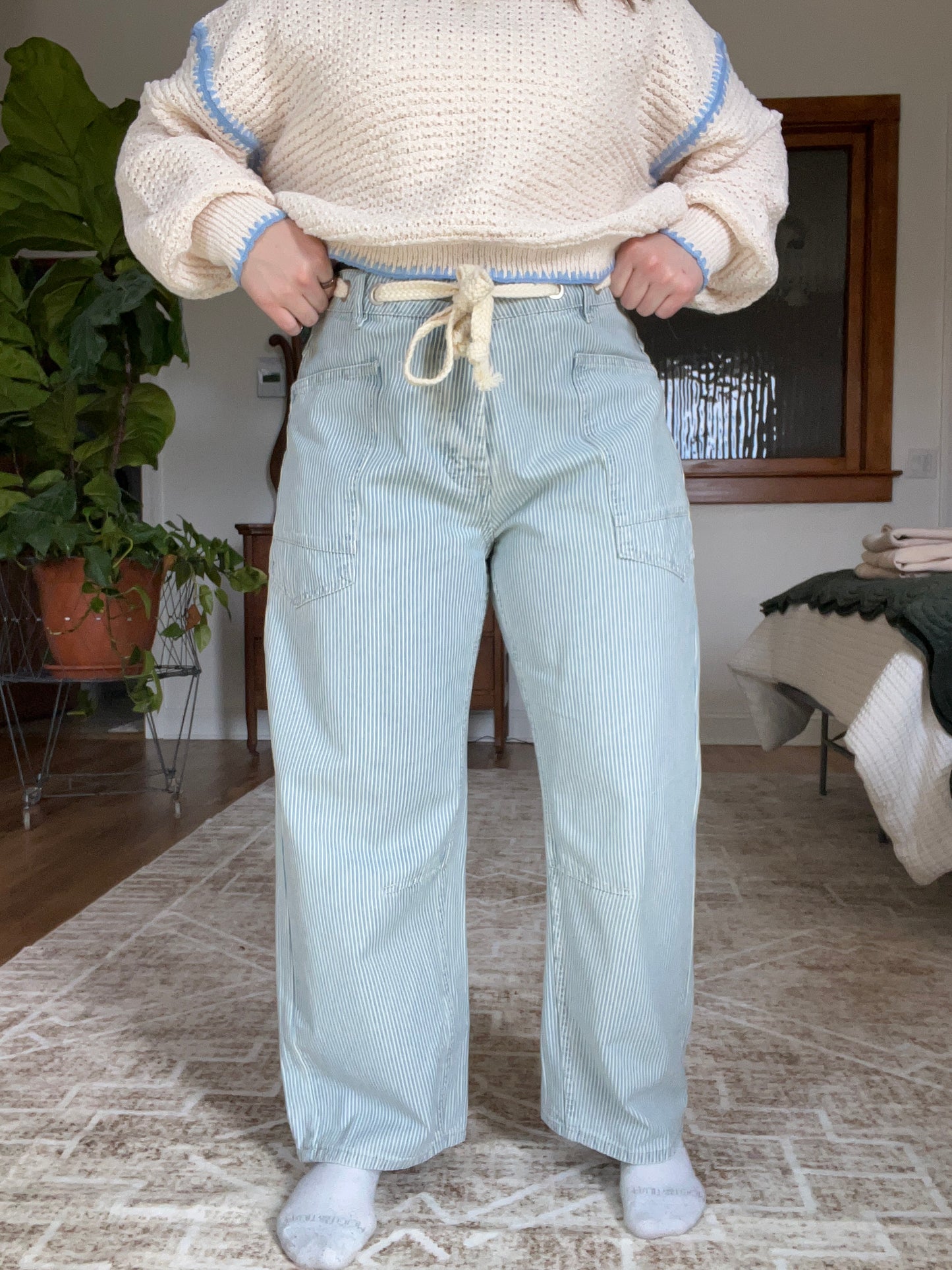 Stripe Denim Jeans