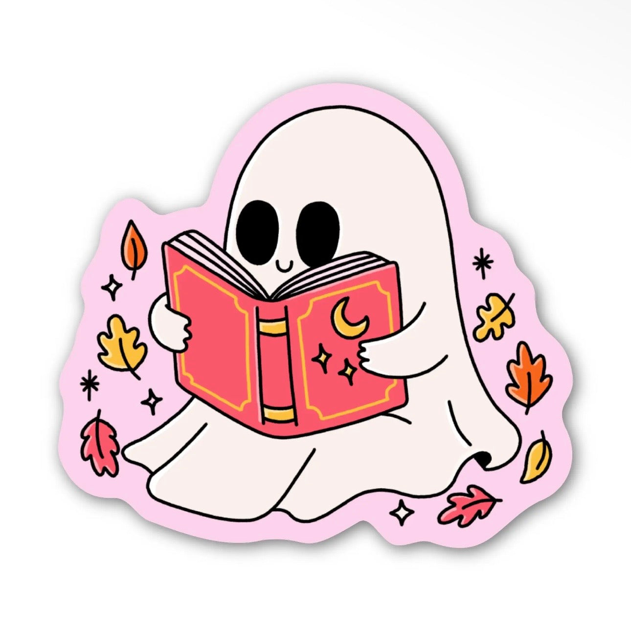 Book Ghost Sticker