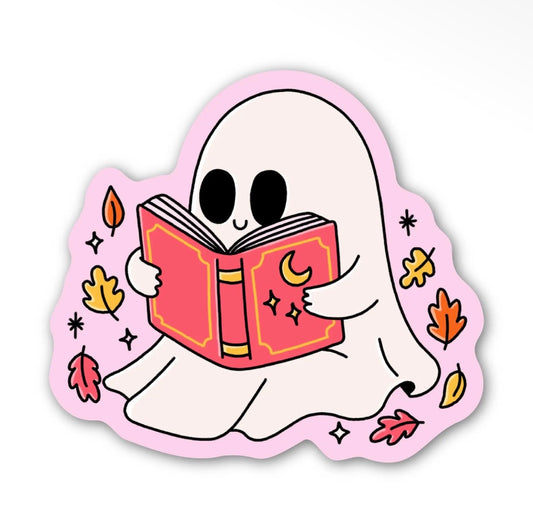 Book Ghost Sticker