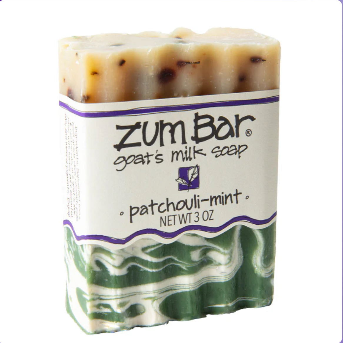 ZUM Bar Soap- Patchouli Mint