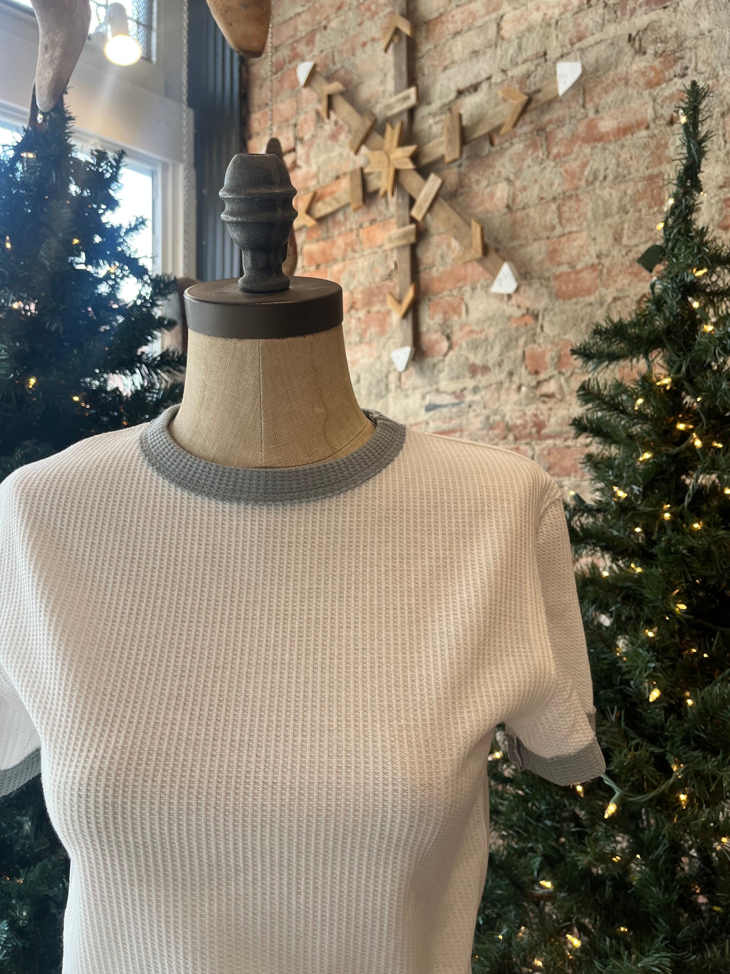 Two Toned Basic Tee