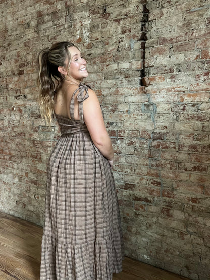 Plaid Maxi Dress