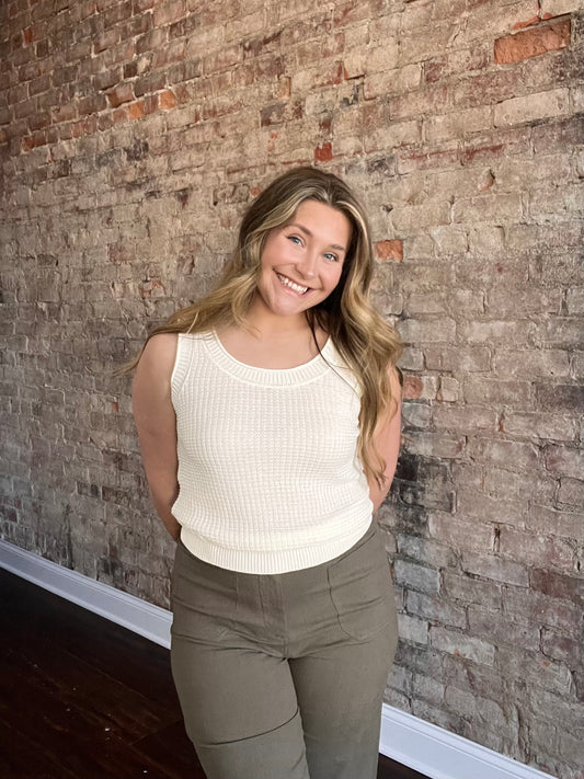 Sweater Knit Tank Top