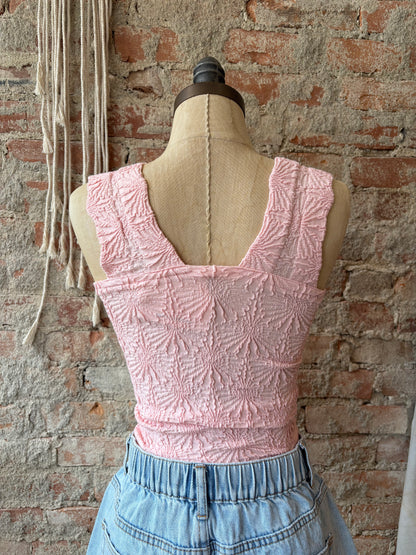 Jacquard Knit Tank Top