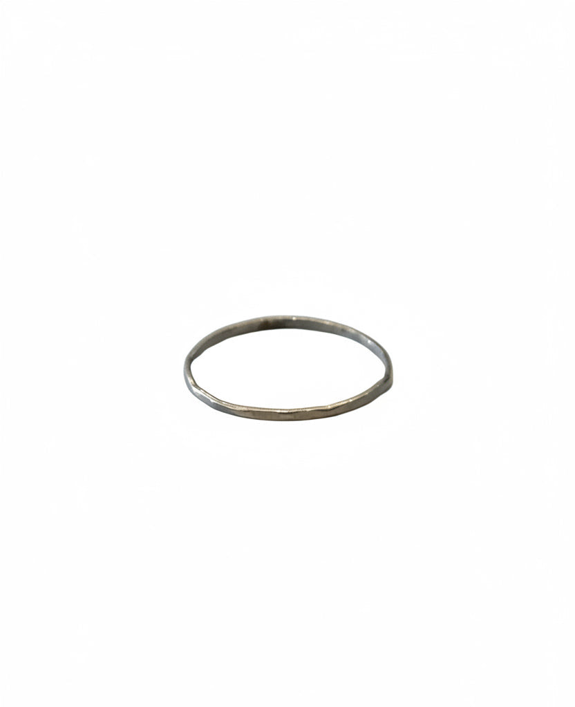 Thin Hammered Ring