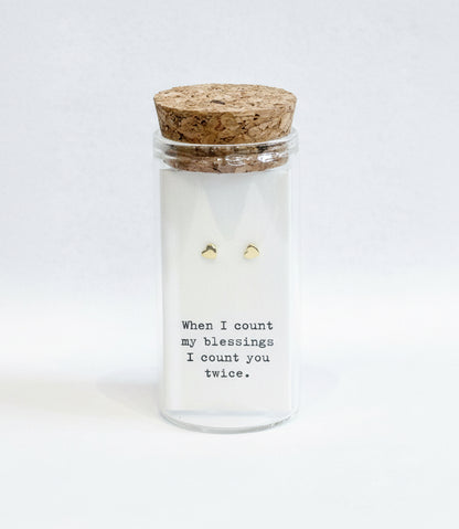 Message in a Bottle Earrings