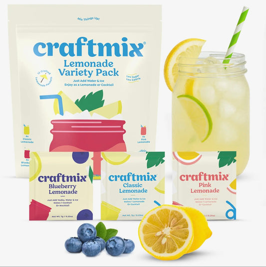 Lemonade Variety Pack Cocktail Mixers - 6 serving Multipack