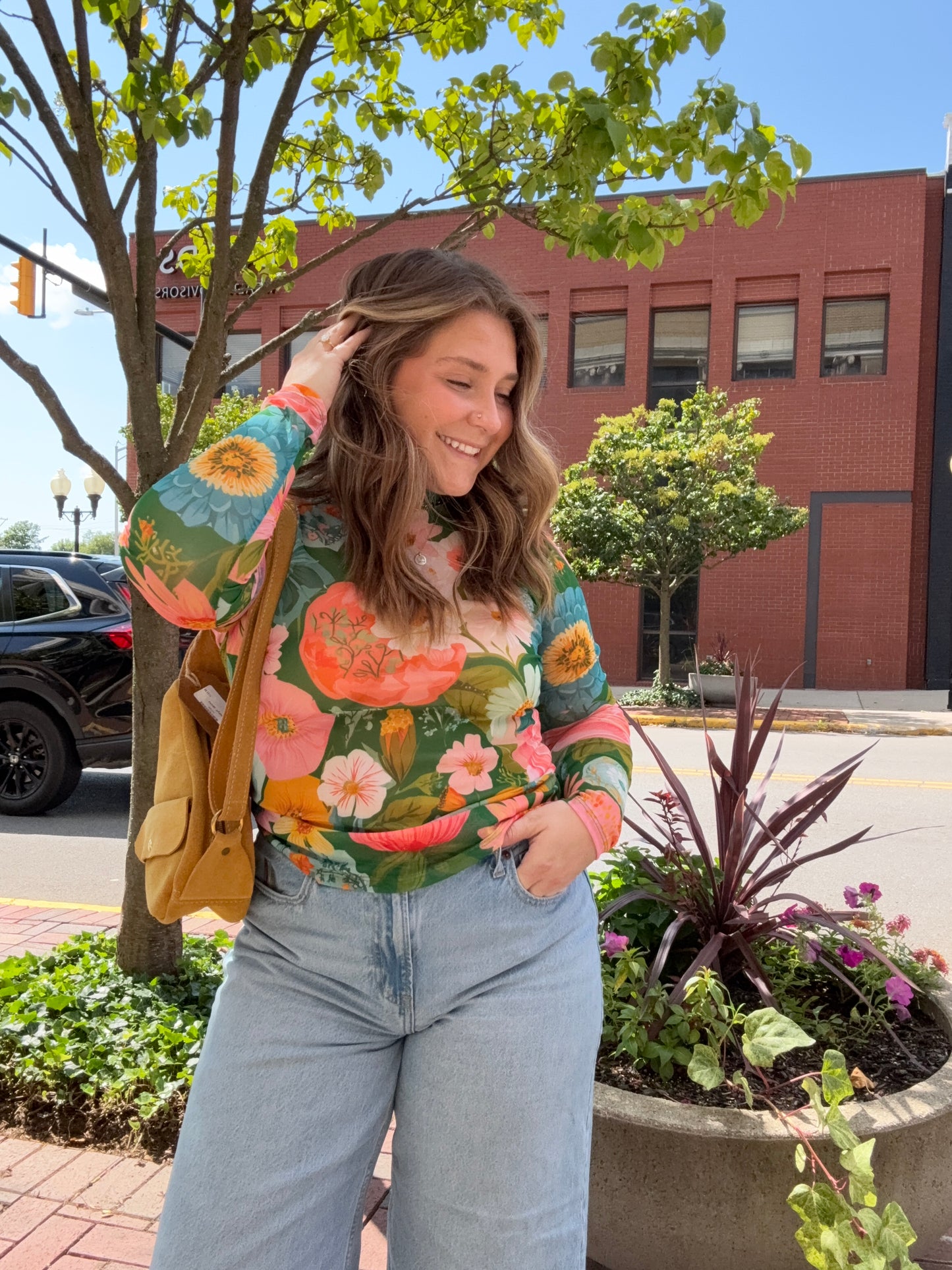 Vibrant Bloom Top
