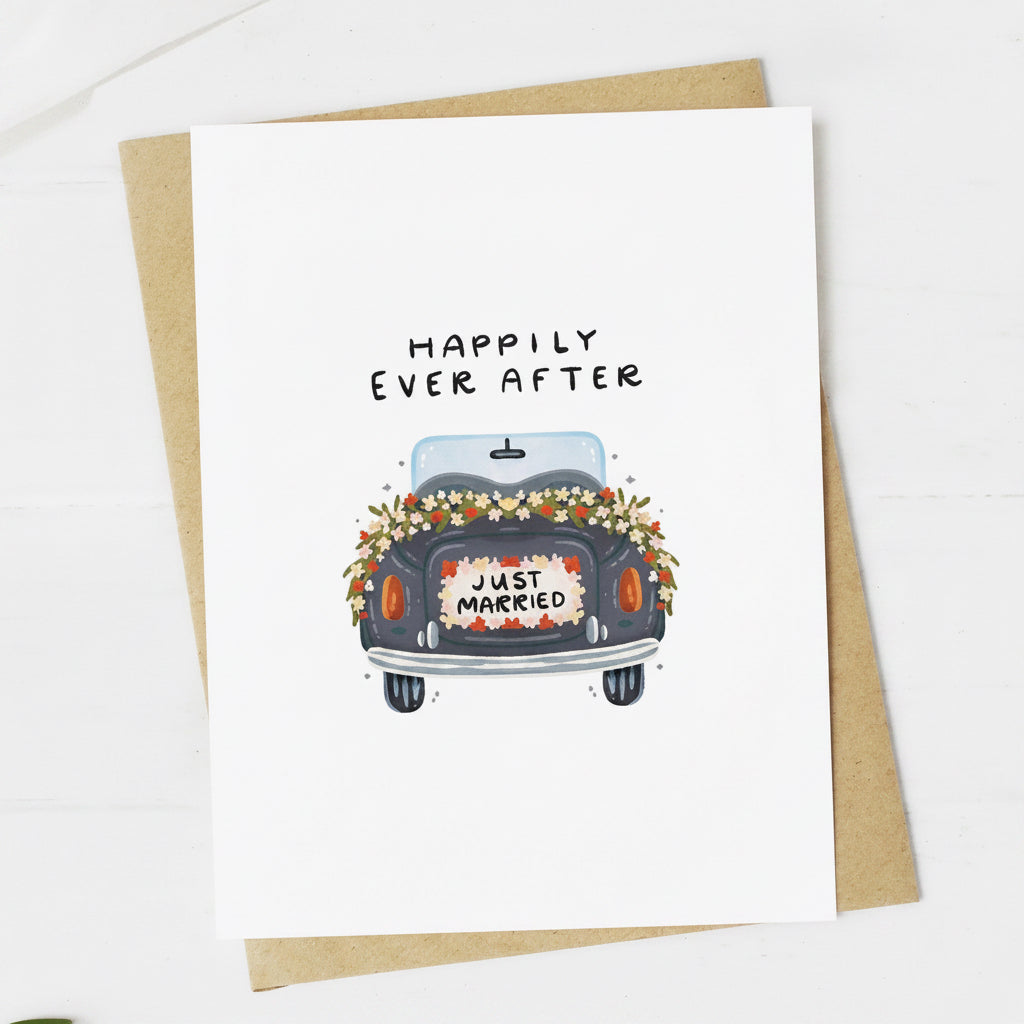 Happily Ever After Wedding Card