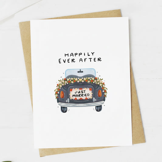 Happily Ever After Wedding Card