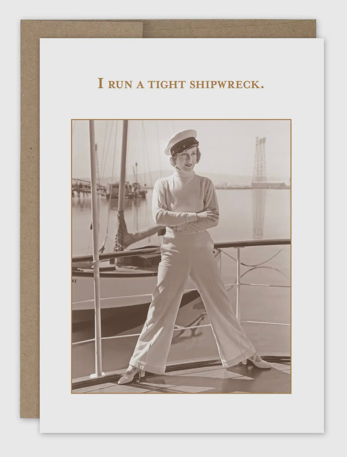 Tight Shipwreck Birthday Card