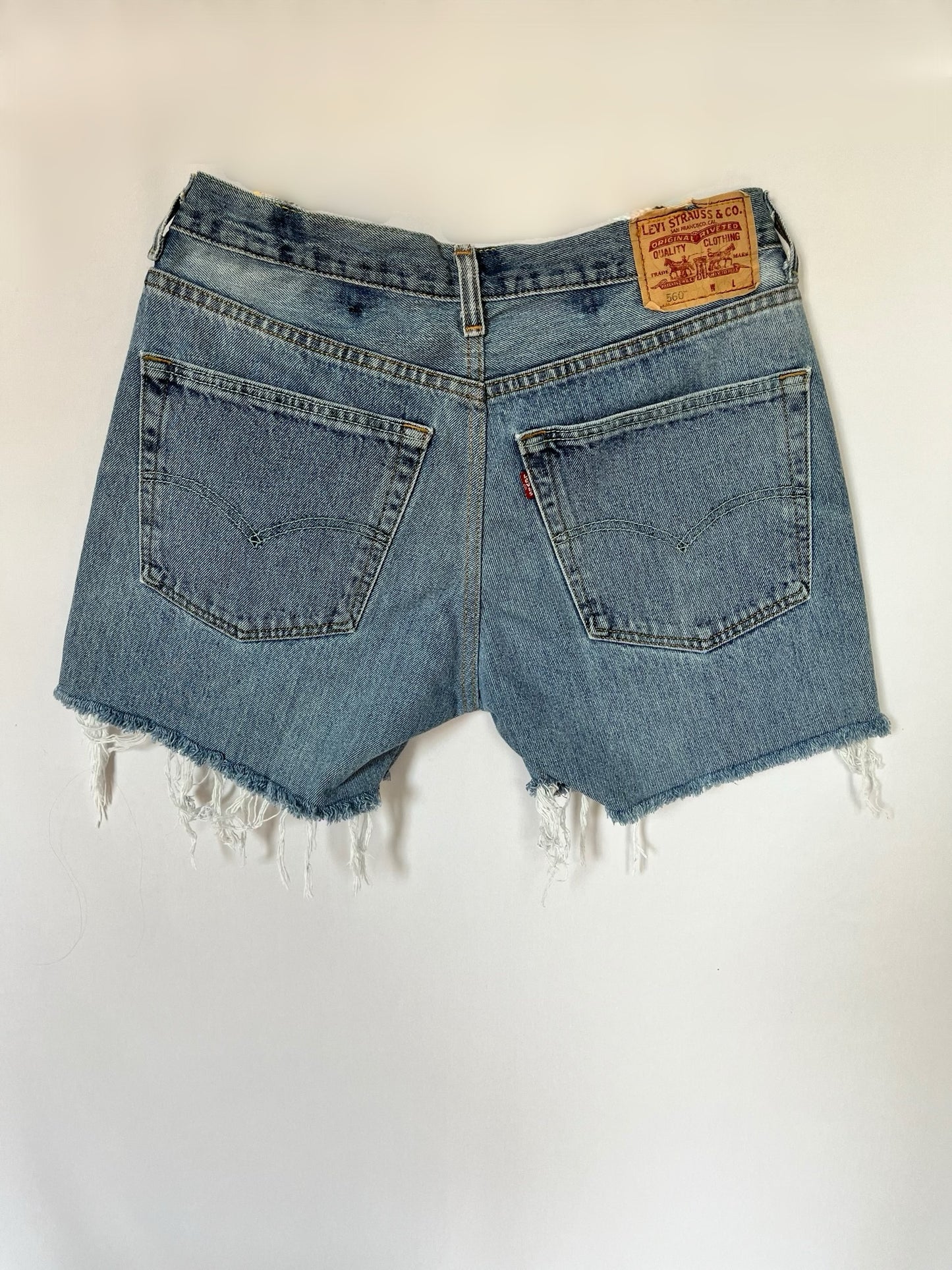 Vintage Denim Midrise Shorts