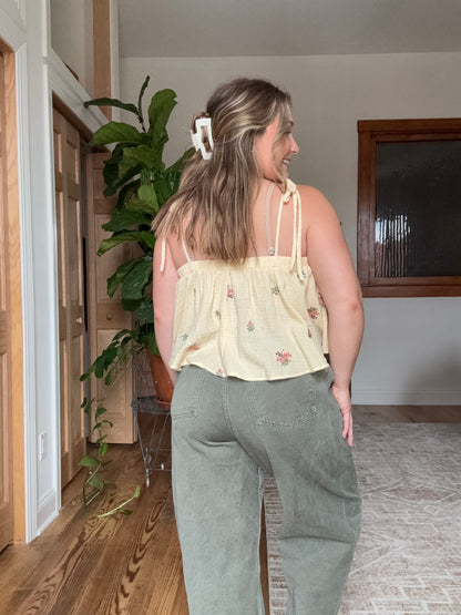 Woven Cami Top