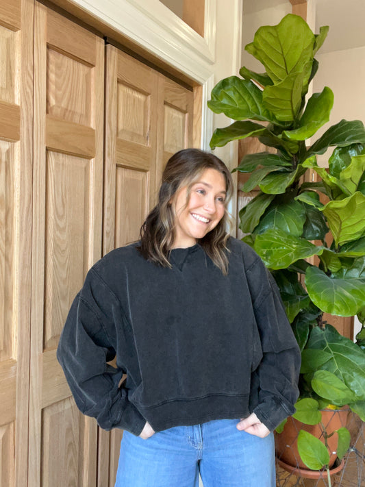 Oversized Crew Sweatshirt