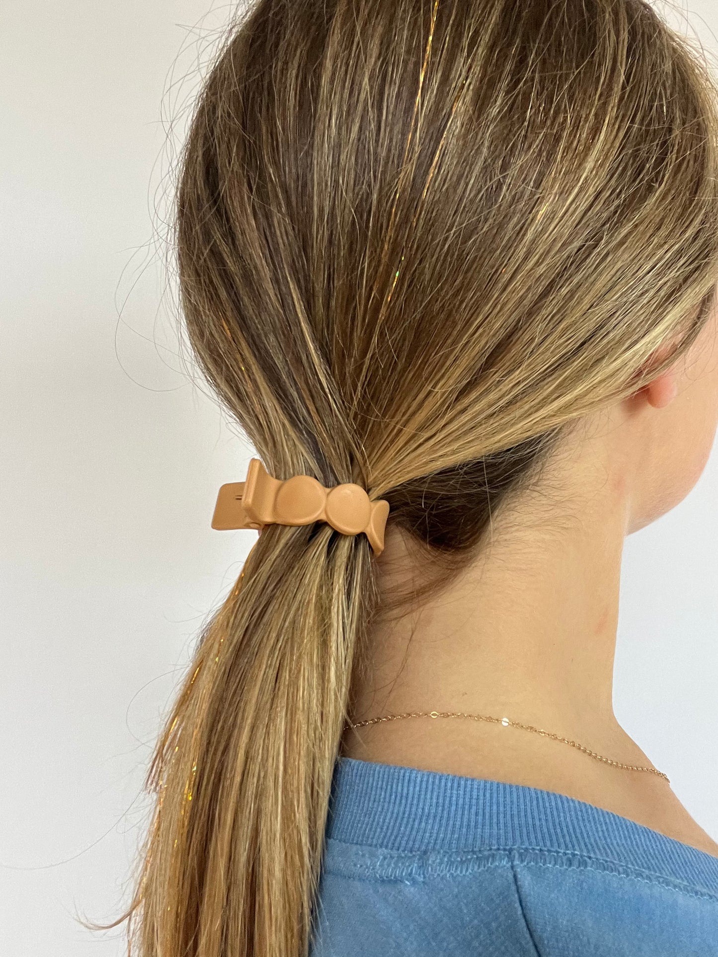 Dot Ponytail Claw Clip