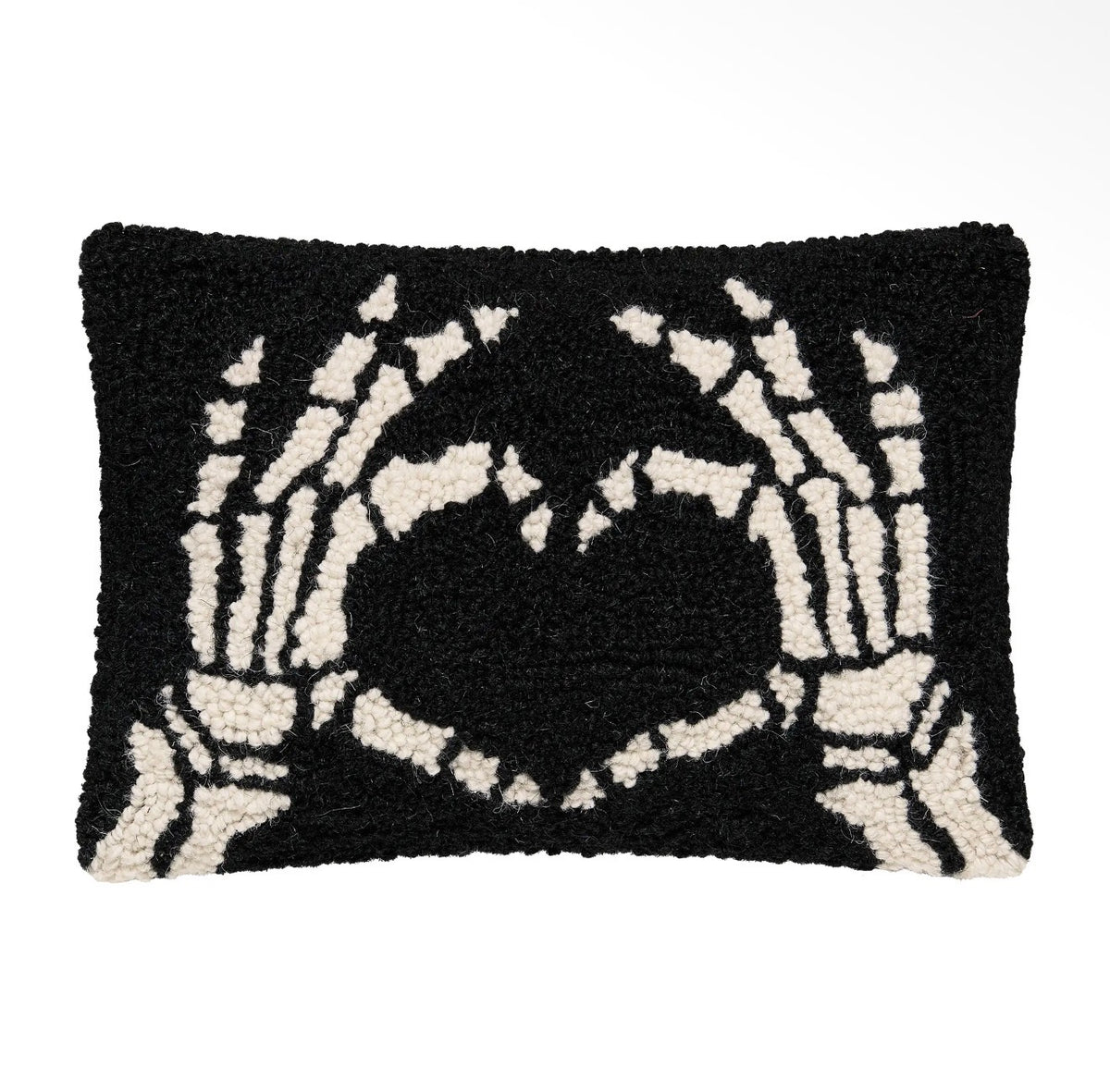 Heart Skeleton Hand Hook Pillow