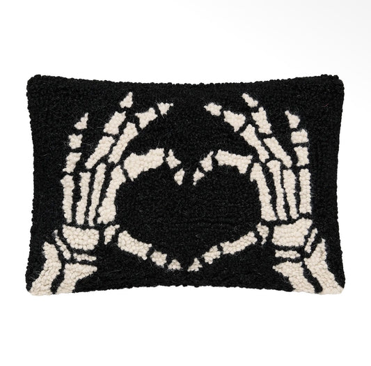 Heart Skeleton Hook Pillow