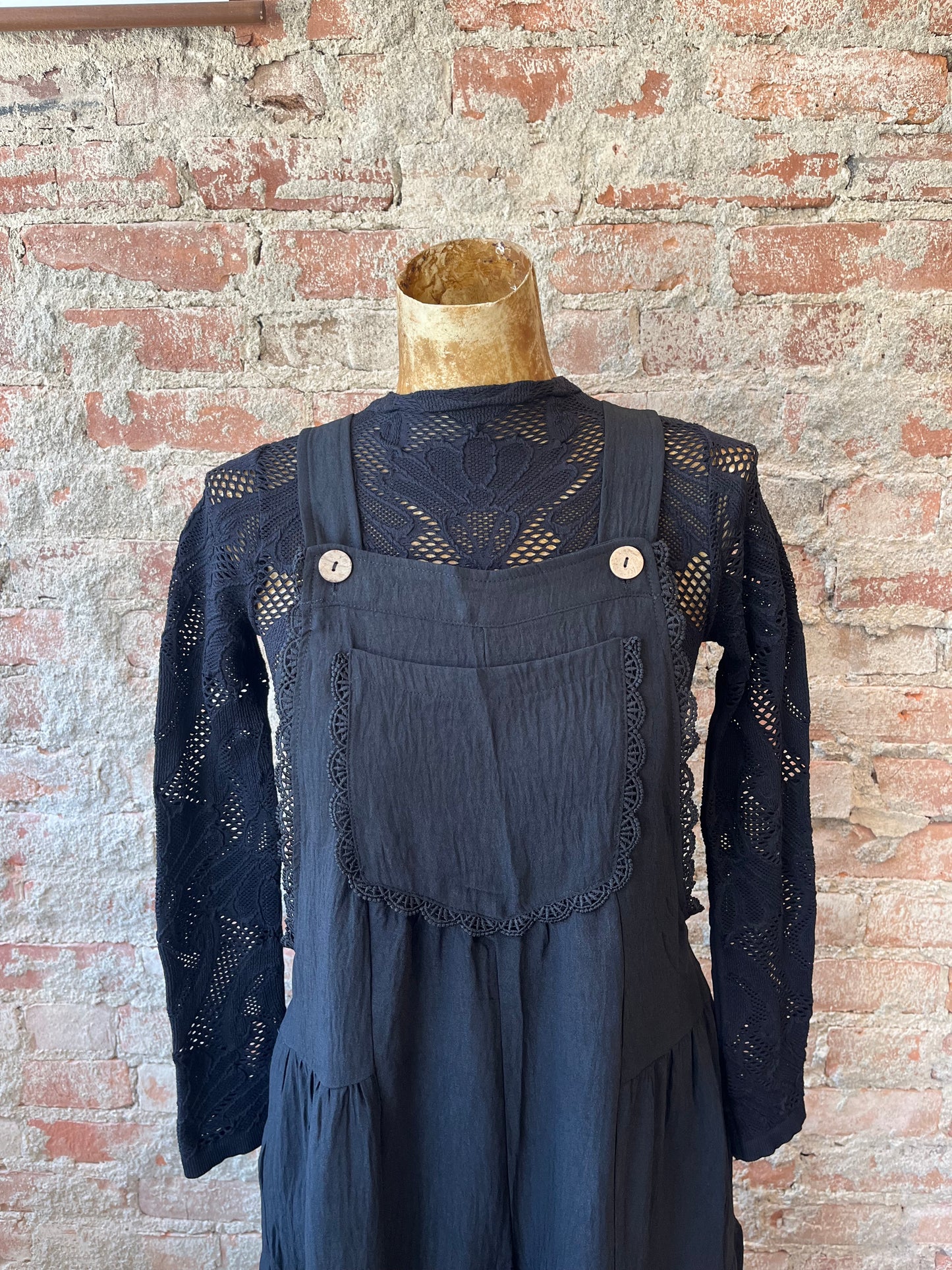 Tiered Button Overalls