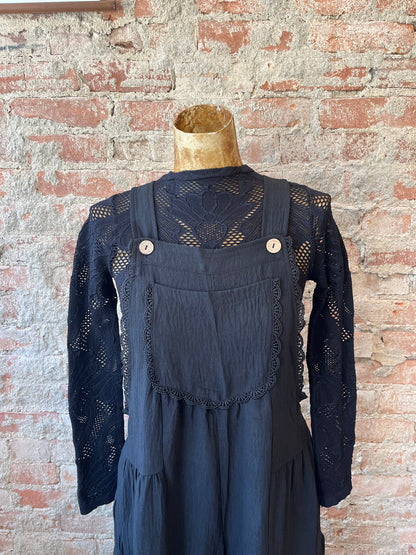Tiered Button Overalls