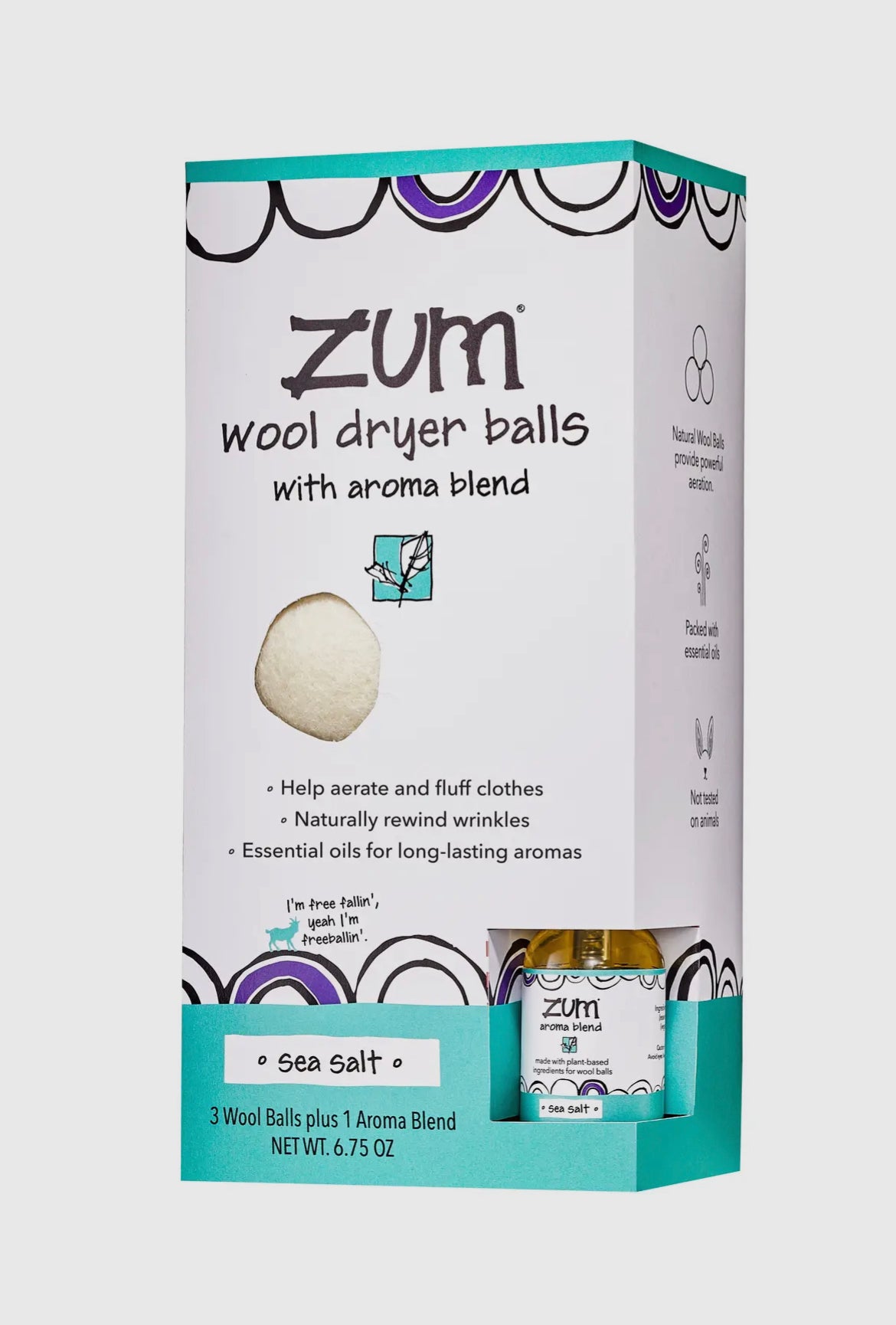 ZUM Wool Dryer Balls - Sea Salt