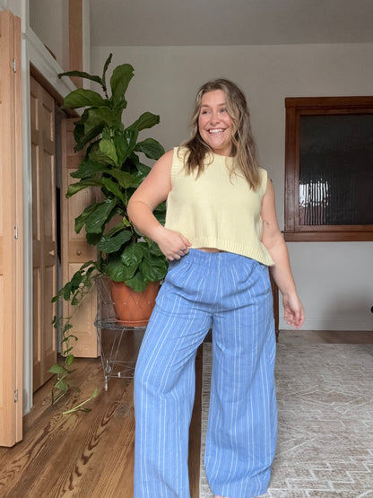 Pinstripe Trousers