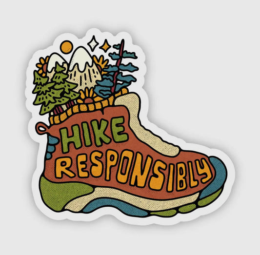 Hike Responsibly Sticker