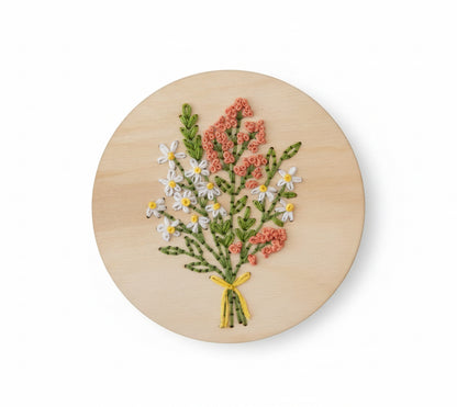 Daisy Bouquet Embroidery Kit