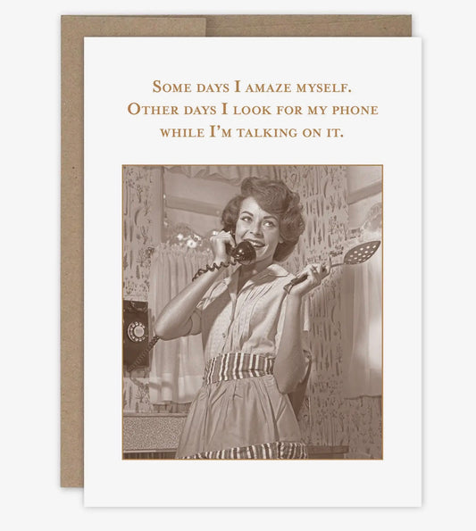 Amaze Myself Birthday Card