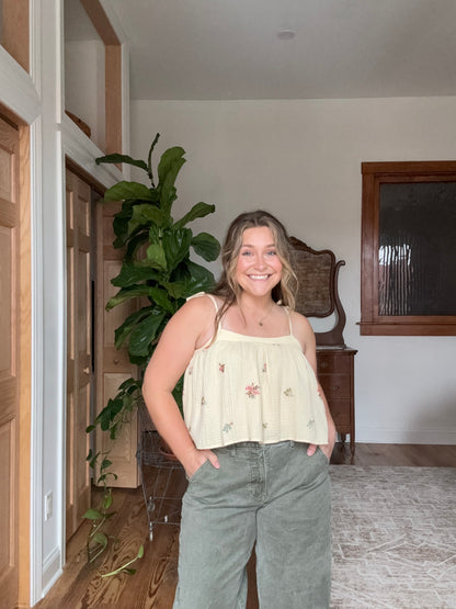 Woven Cami Top