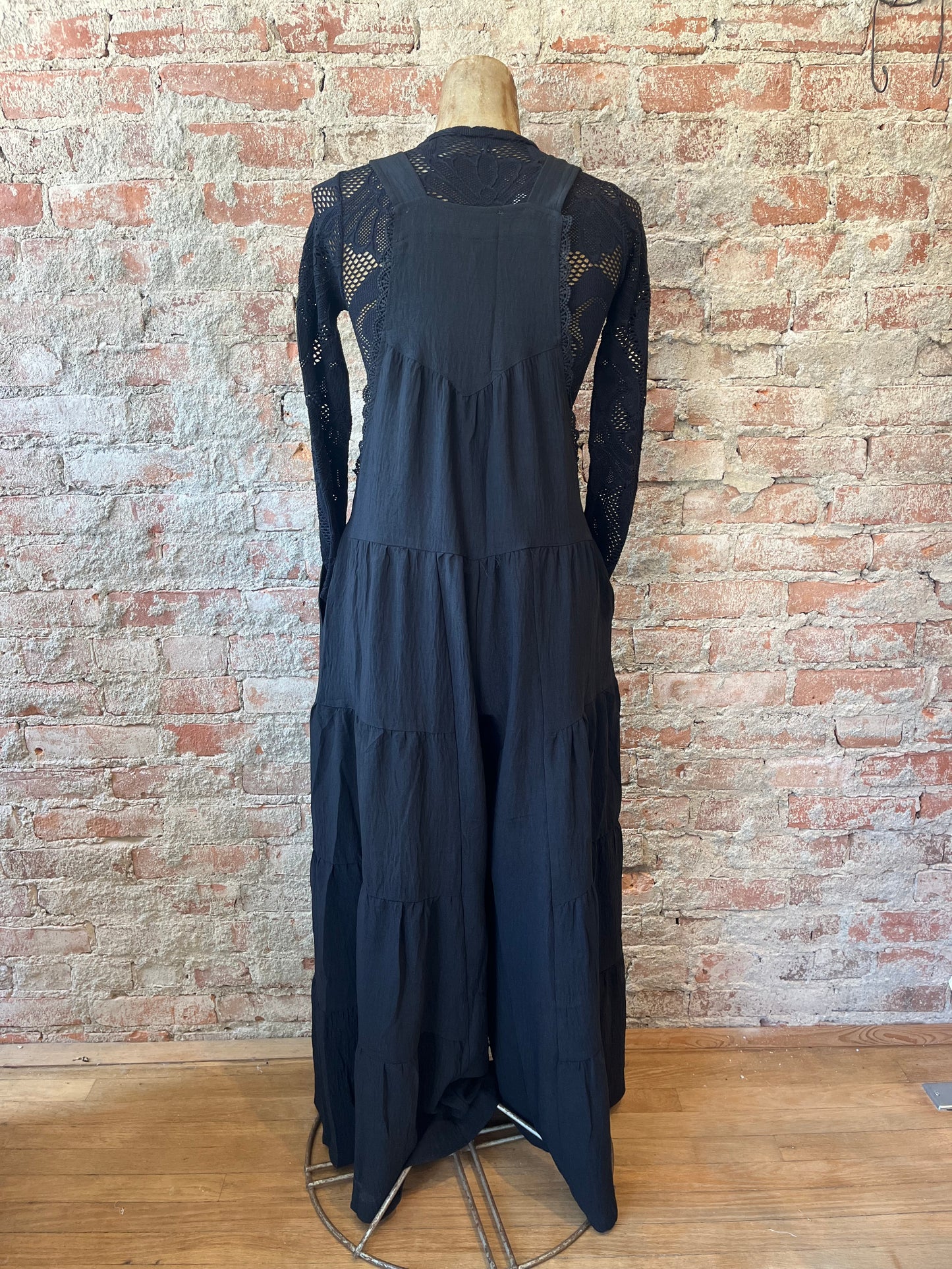 Tiered Button Overalls