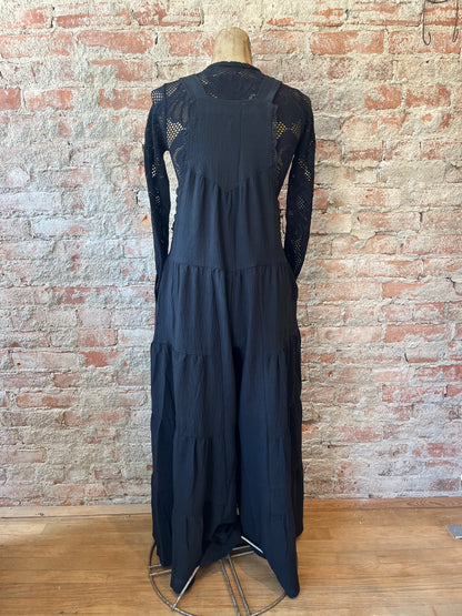 Tiered Button Overalls