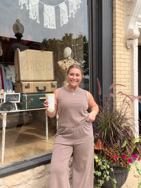 Z-Supply Scout Jersey Crop Flare Pants