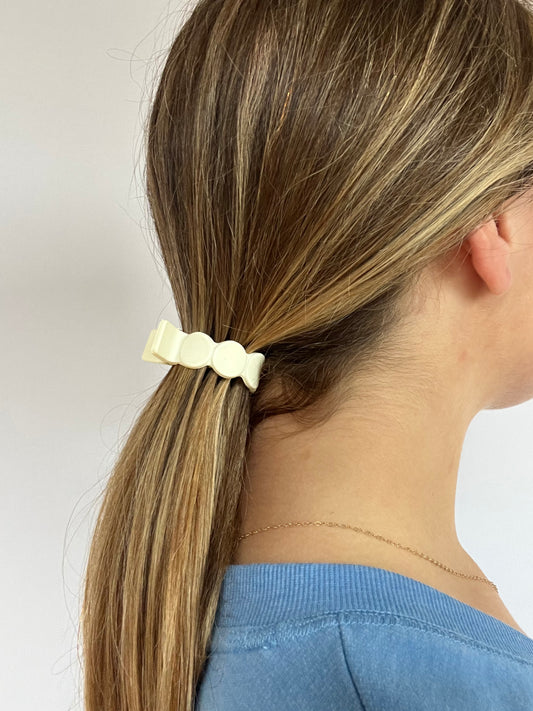 Dot Ponytail Claw Clip