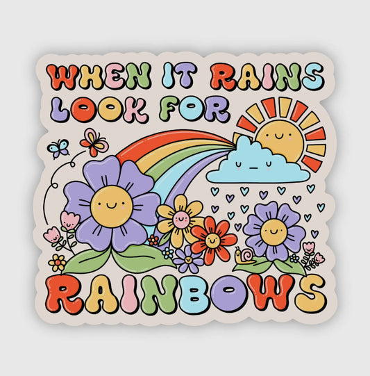 Look for Rainbows Sticker