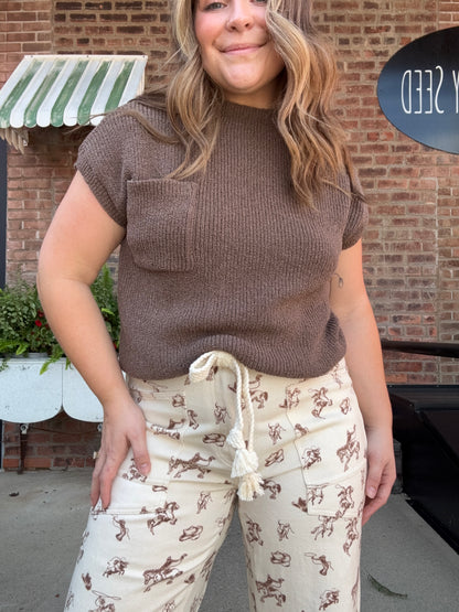 Pocket Detail Top