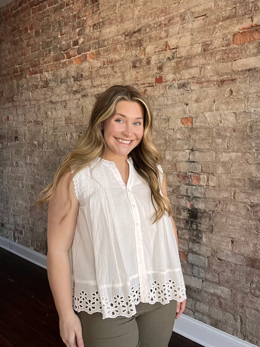 Eyelet Lace Blouse