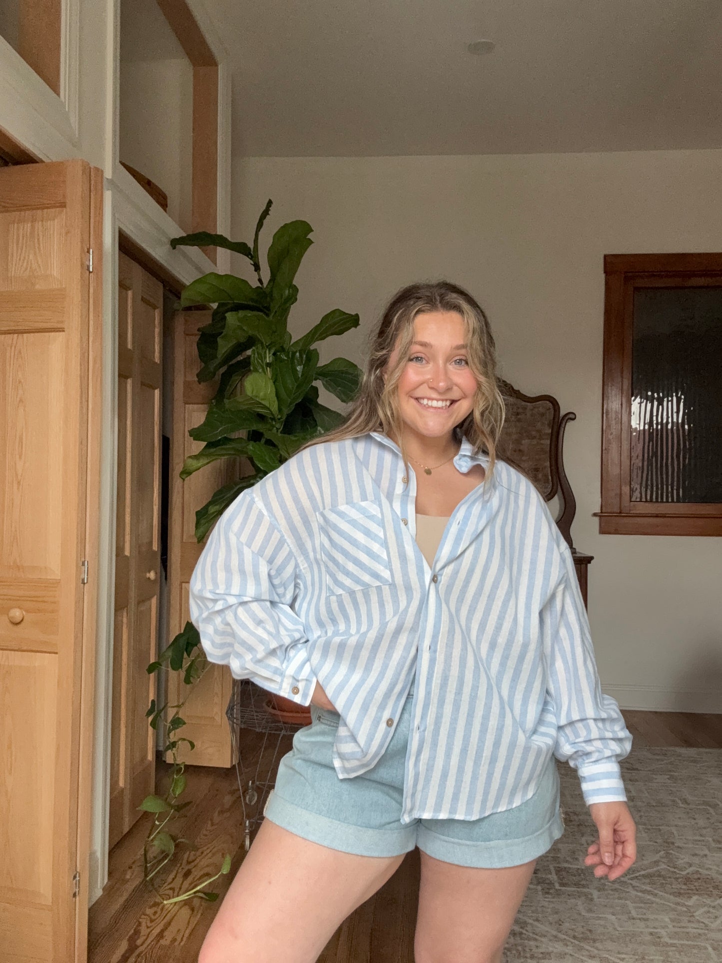 Striped Linen Shirt
