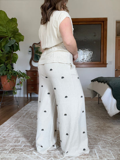 Embroidered Pants