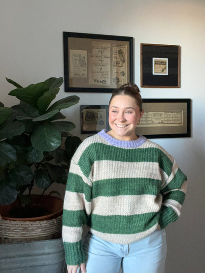 Oversized Striped Sweater