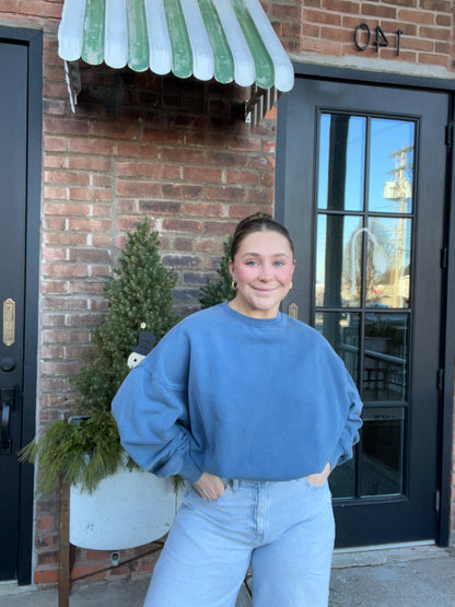 Pigment Washed Crewneck