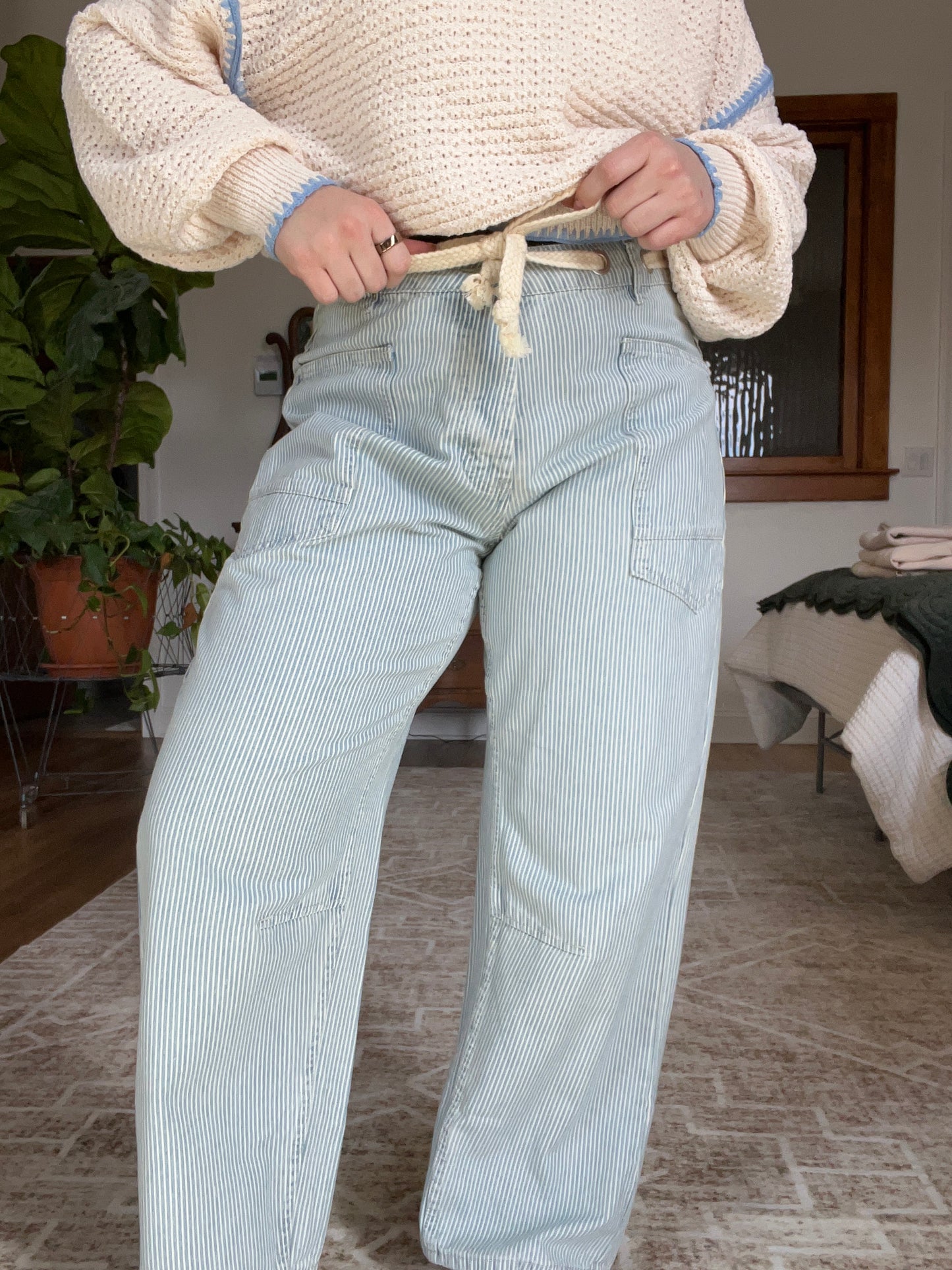 Stripe Denim Jeans